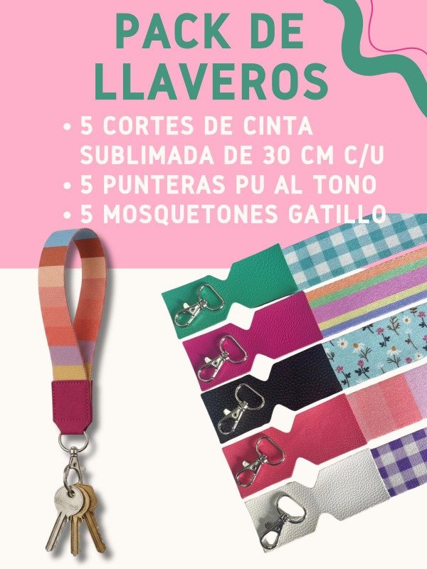 Producto - PACK PARA LLAVEROS - PASTEL