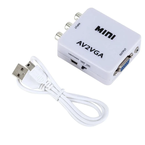 Producto - Conversor AV a Vga Con Audio (RCA A VGA)