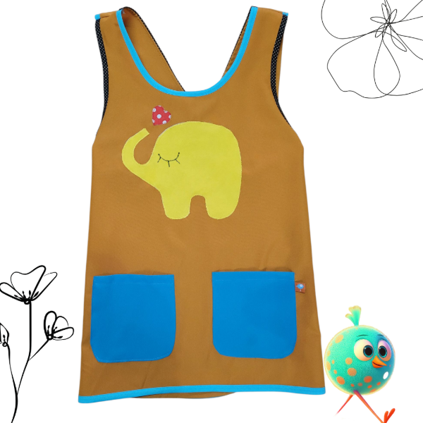 Producto - Elefante cruzado mostaza