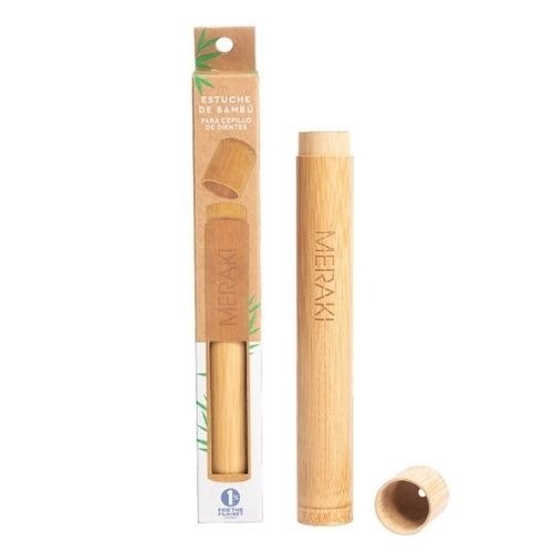 Producto - Estuche Porta Cepillo De Dientes De Bambu Travel Case Meraki