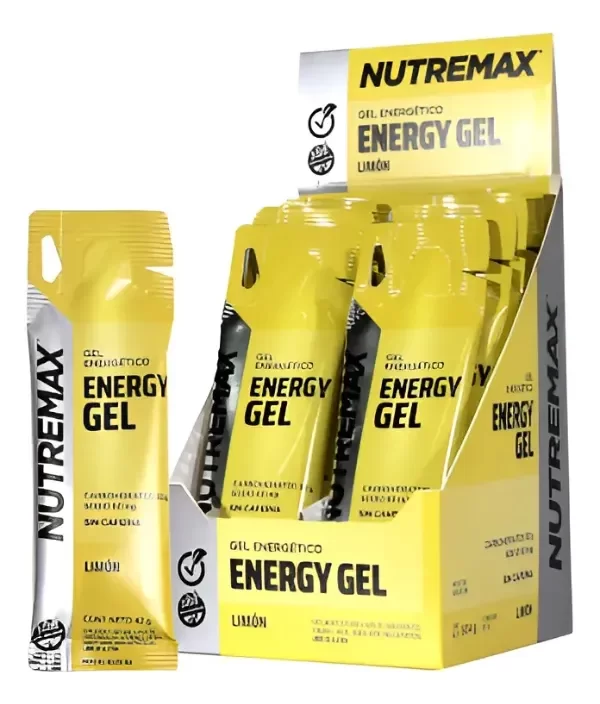 Producto - Energy gel Con Cafeina caja x12 u - NUTREMAX - 3