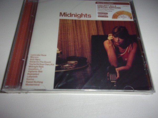 Producto - CD TAYLOR SWIFT MIDNIGHTS USA BLOOD MOON EDITION F11
