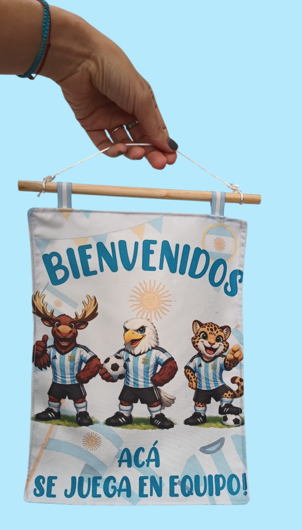 Producto - Banderin mundial bienvenidos