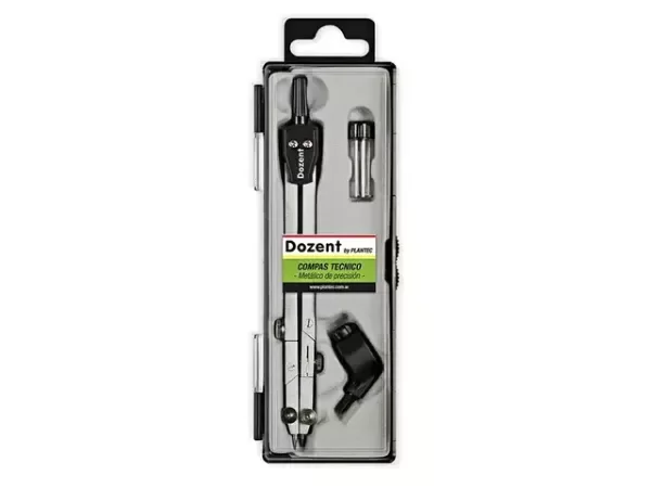Producto - Compás técnico Dozent 19201c/adaptador y cremallera