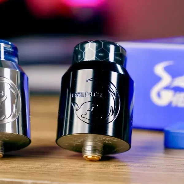 Producto - HELLVAPE REBIRTH RDA COLOR GUNMENTAL