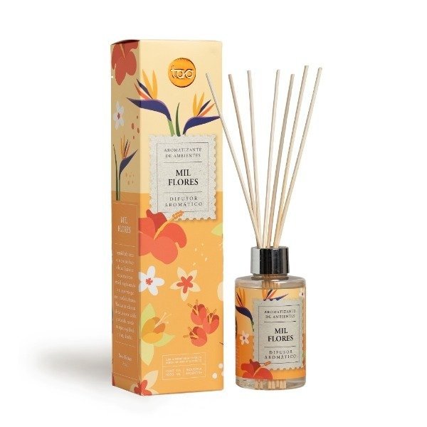 Producto - Difusor con varillas TAO 125ml- Mil Flores