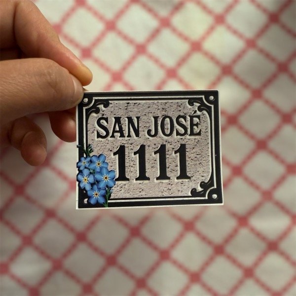 Producto - Sticker opp transparente San José 1111