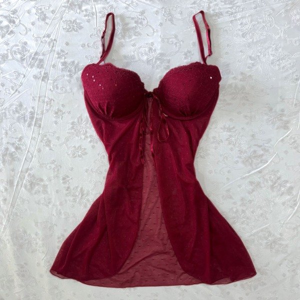 Producto - burgundy babydoll (90)