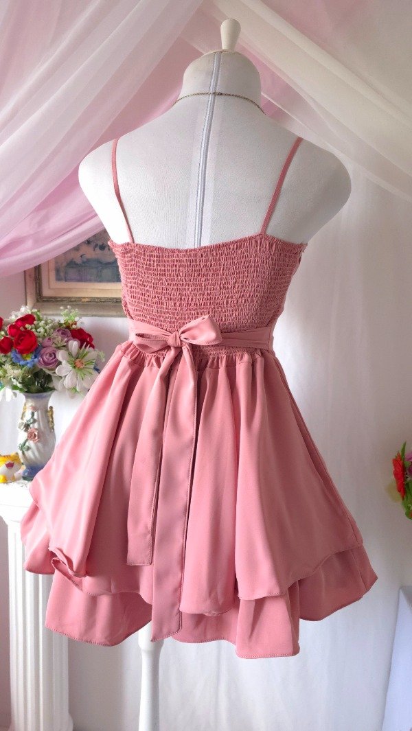 Producto - Vestido Coquette Annete Rosa! IMPORTADO NUEVO - 5