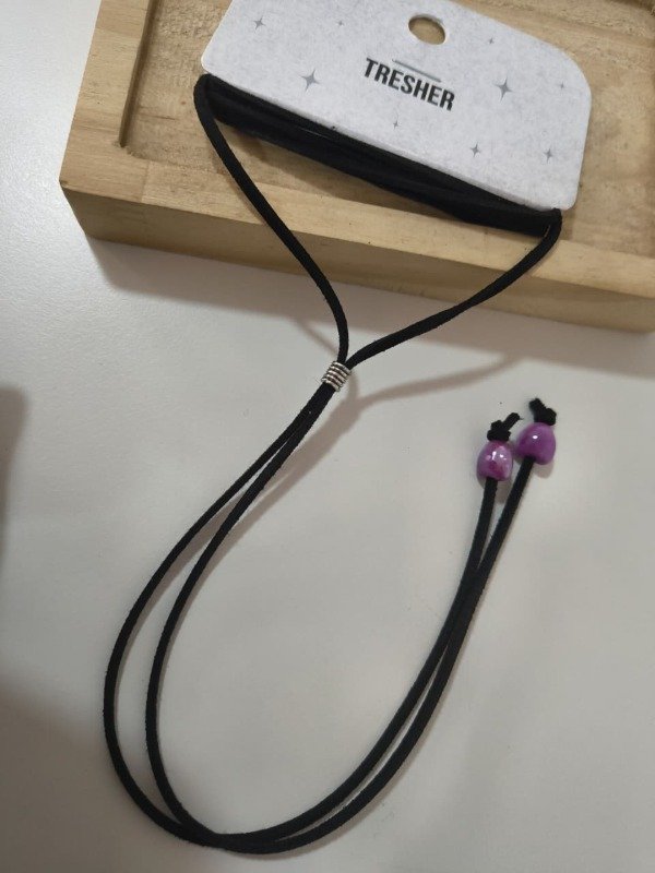 Producto - Choker corbatero lila