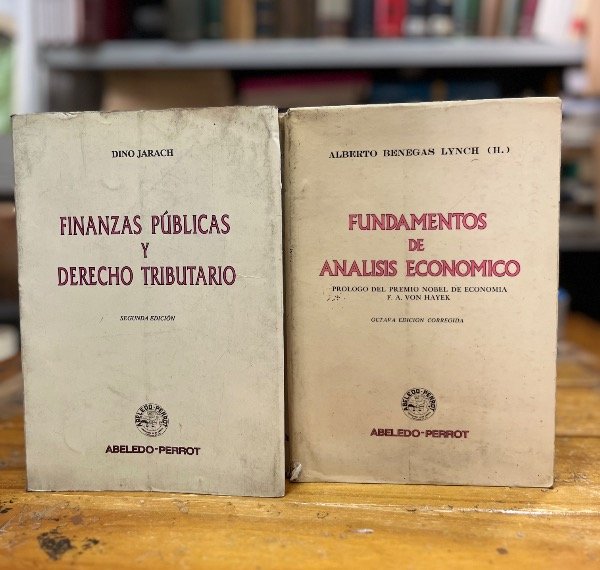 Producto - Pack Derecho Económico y tributario 2 libros