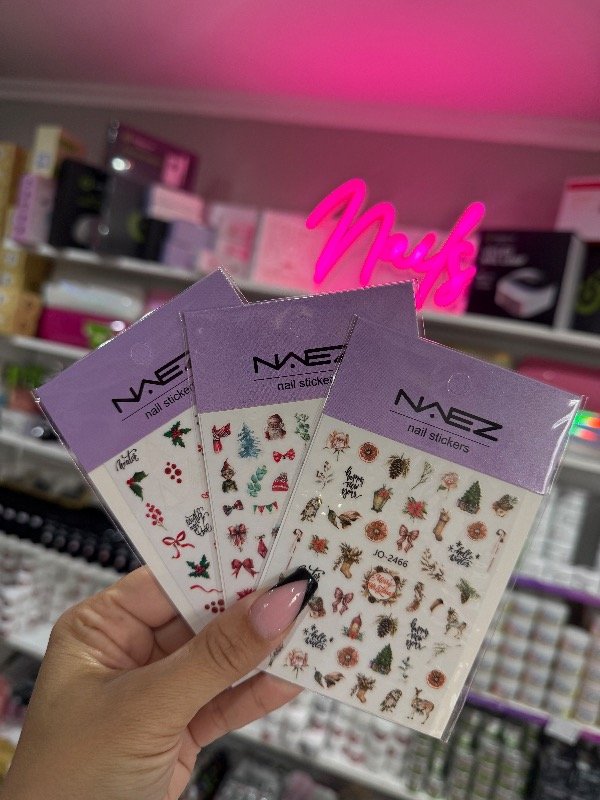 Producto - Stikers  navidad 3x3000 colores surtidos