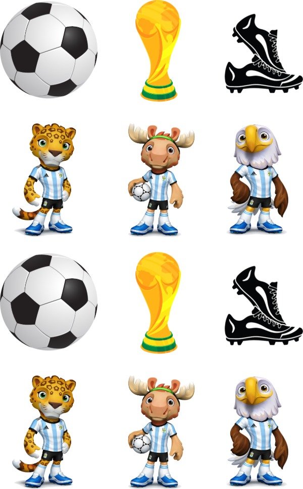 Producto - STICKERS MUNDIAL ARGENTINA FORMA X 12
