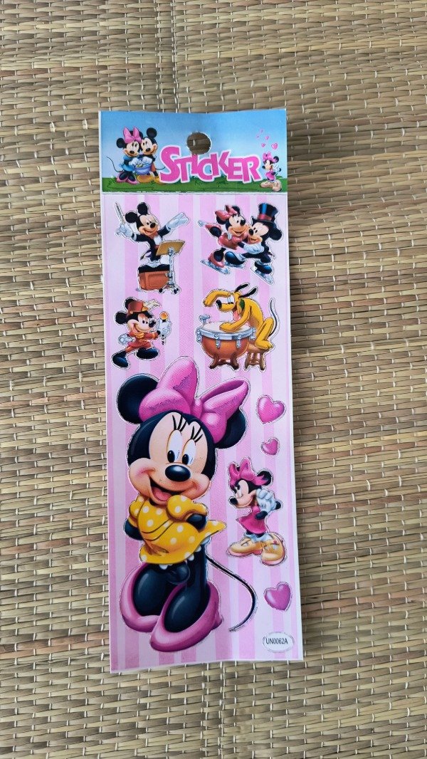 Producto - Plancha de stickers minnie