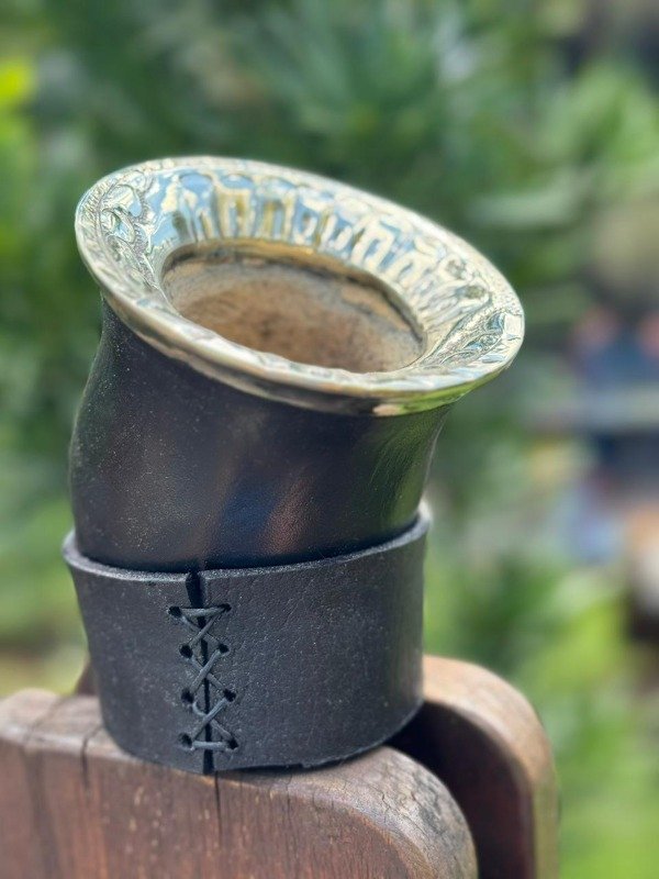 Producto - Mate Camionero Invertido base cuero