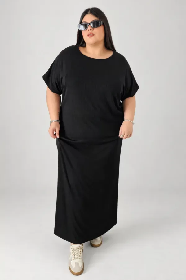 Producto - Vestido largo manga japonesa - morley - 1