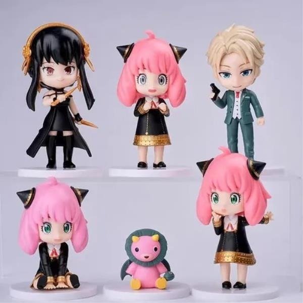 Producto - GASHAPONES SPY FAMILY 6PCS 5CM