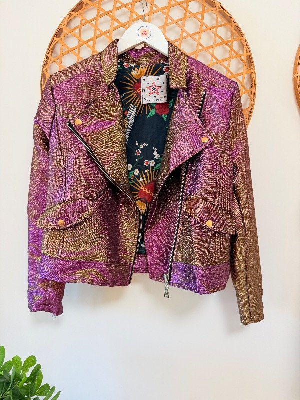 Producto - Chaqueta tornasolada agustina saquer