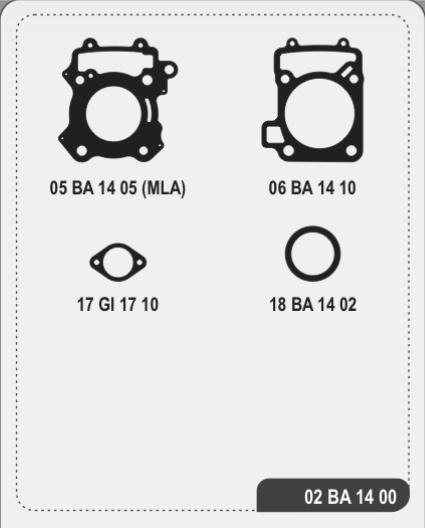 Producto - JUNTAS COMPLETA ROUSER NS 200 - ALFA