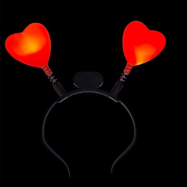Producto - VINCHA CORAZON LUMINOSO ROJO