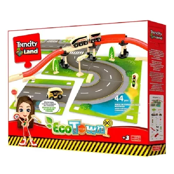 Producto - Tren Ecotown Trencity 44 pzs.