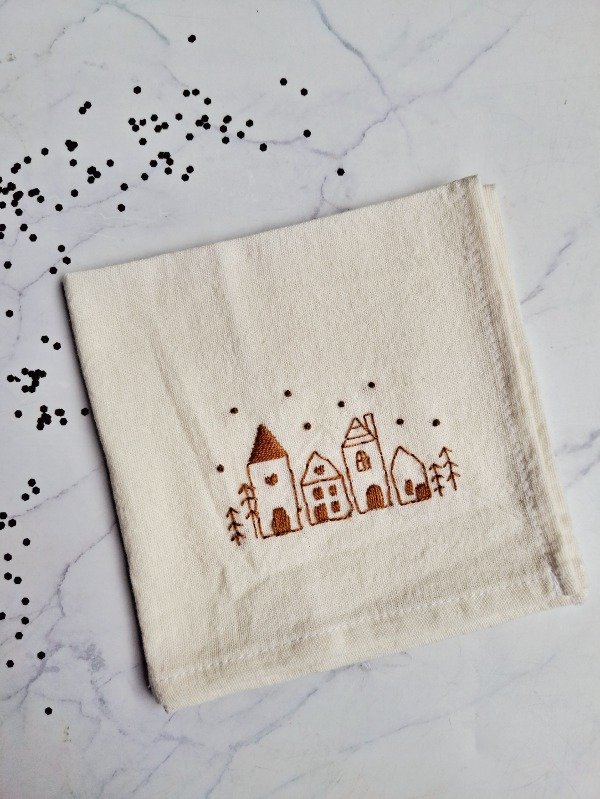 Producto - Servilleta/Mantelito Casitas