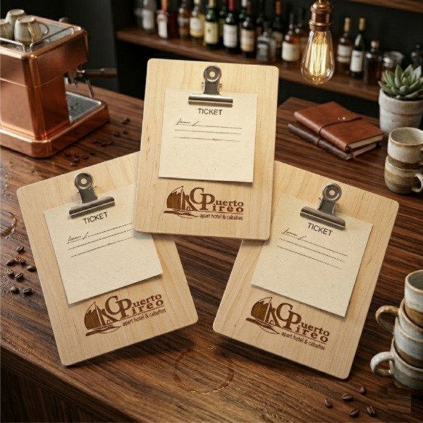 Producto - Tabla Porta cuenta madera