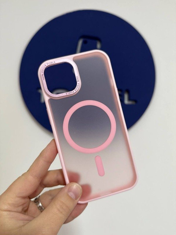 Producto - FUNDA CROMADA ESMERILADA MAGSAFE IPHONE 15