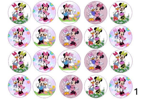 Producto - LAMINA COMESTIBLE MINIE Y DAISY 1