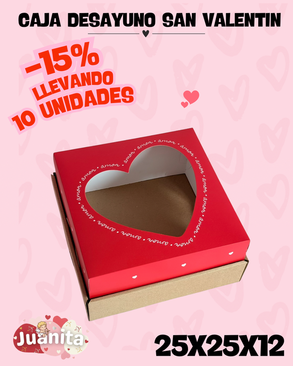 Producto - Caja desayuno San Valentin