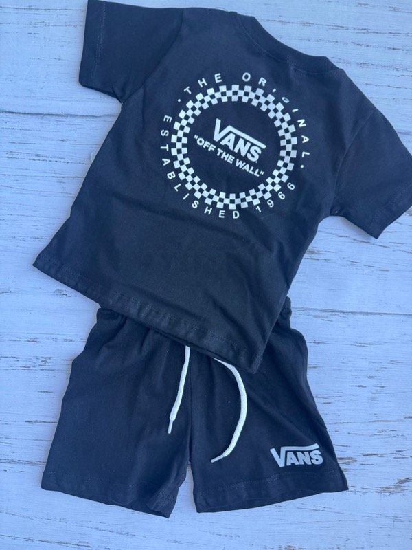 Producto - Conjunto Vans liviano VANS doble estampa Negro