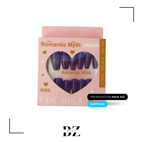 Producto - UÑAS DECORADAS X 12 PACK DE 12 PCS EN CARD - 1937