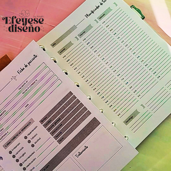 Producto - Agenda Profesional para Cosmetología A5 Perpetua - 3