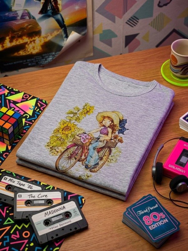 Producto - Remera Mujer Sarah Kay Bici Gris