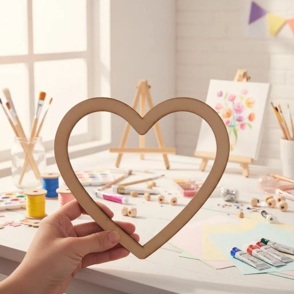 Producto - Marco corazon 20 cm 1.5 cm x 10 unidades