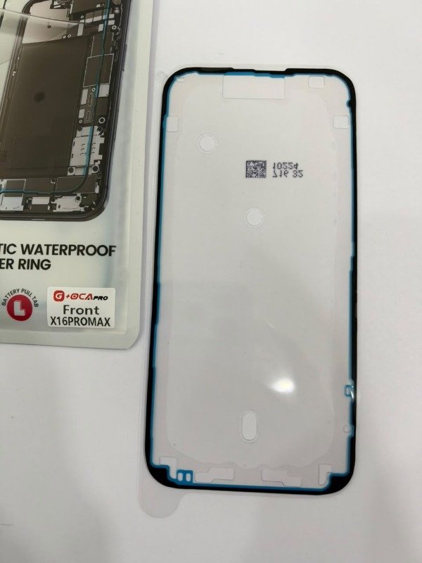 Producto - STICKER SELLO DE AGUA -DISPLAY- IPHONE 16 PRO MAX (G-OCA PRO)