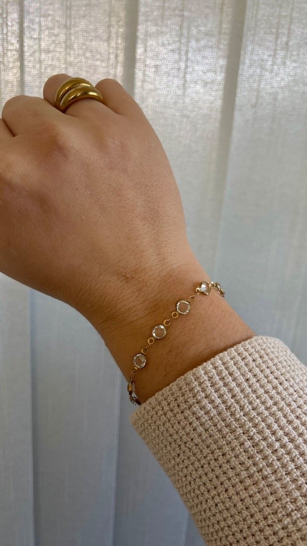 Producto - Pulsera queen dorada