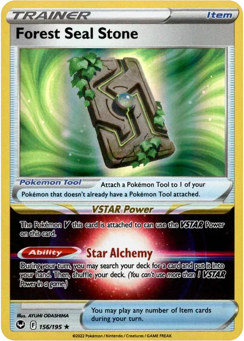 Producto - Forest Seal Stone - 156/195 - Silver Tempest - Holo