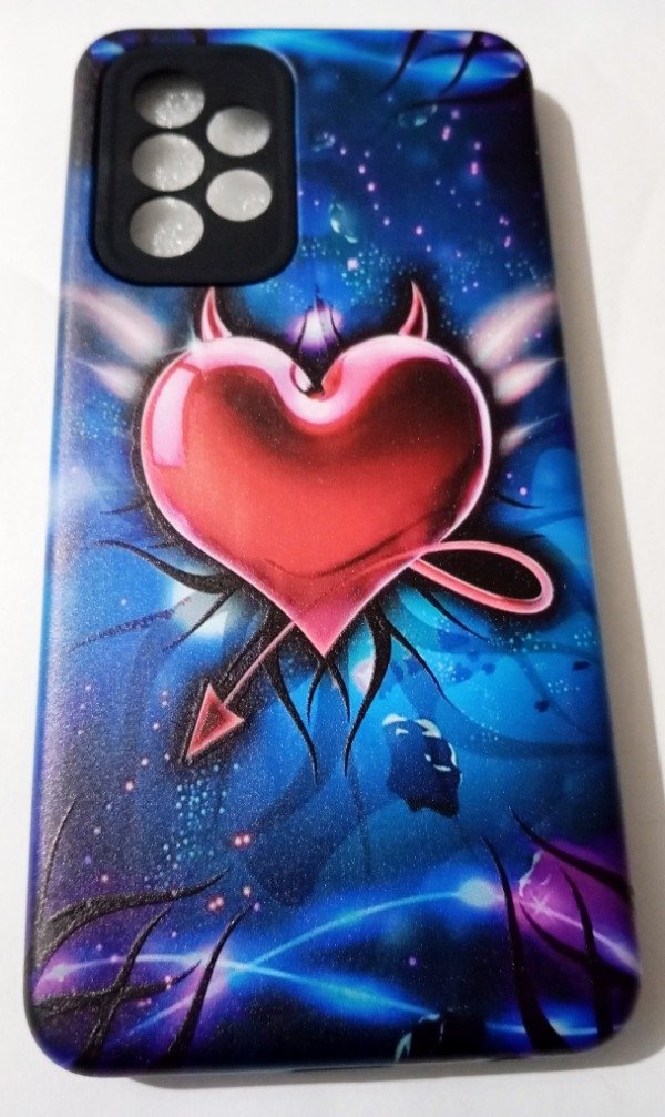 Producto - Funda rígida Alto impacto Corazón para Samsung A52