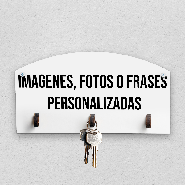 Producto - Porta Llaves De Pared Personalizado Imagen Foto Frases