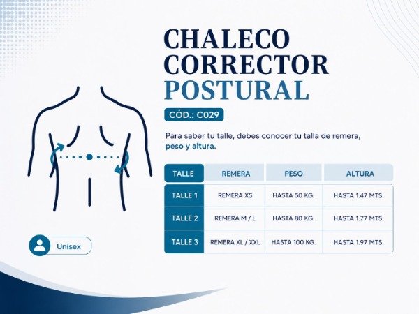 Producto - Corrector de Neoprene Tipo Chaleco - 2