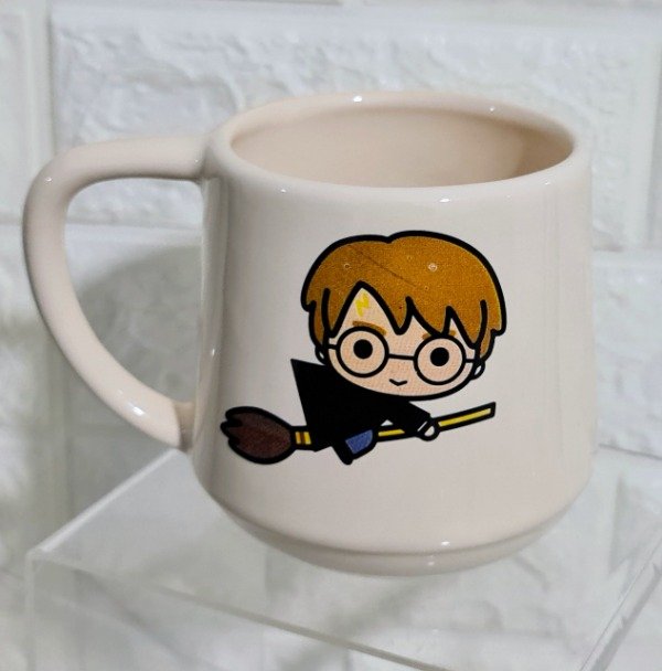 Producto - Taza amaricana Harry Potter escoba natural 500 cc