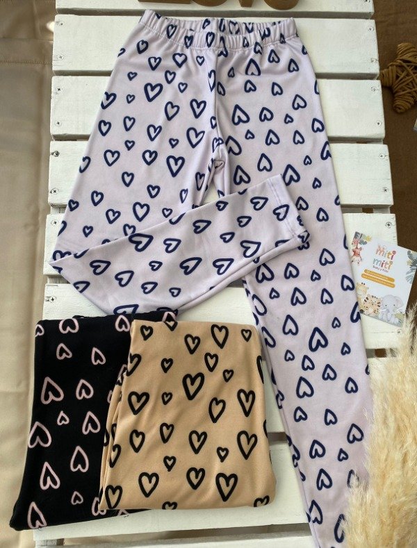 Producto - Calza con frisa corazones - COD 395