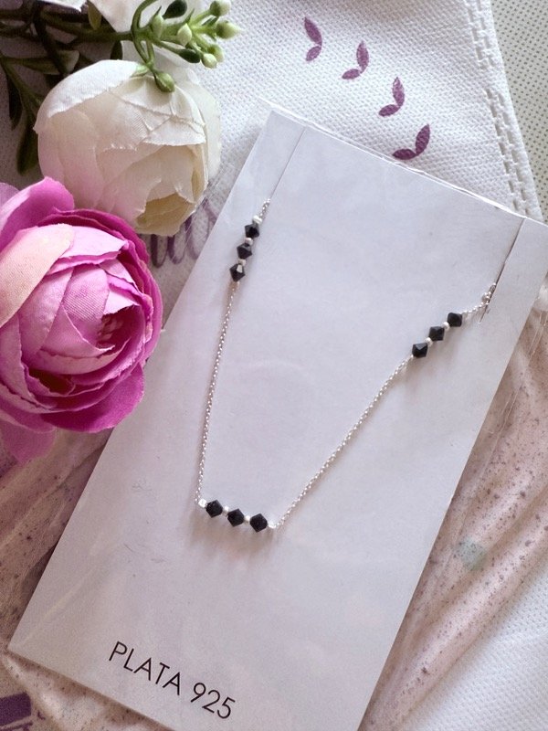 Producto - Choker cristal negro