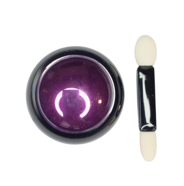 Producto - Polvo espejado color bordó