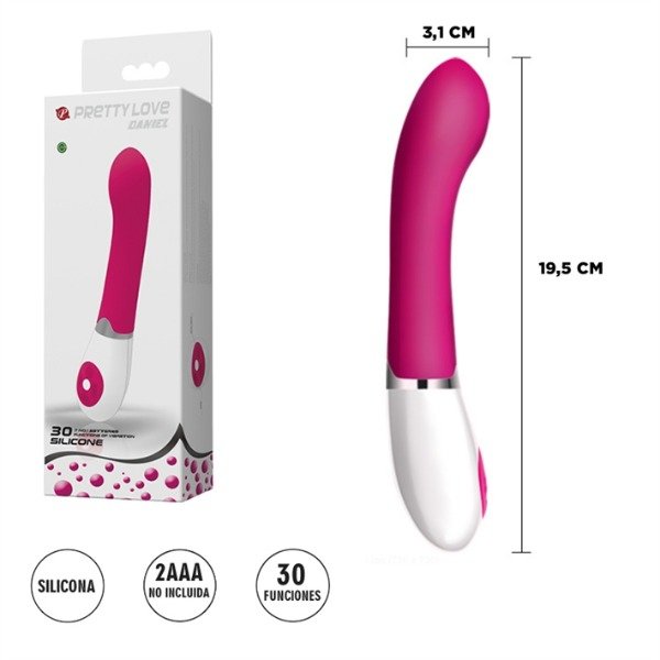 Producto - Vibrador Daniel Pretty Love, 30 funciones,Punto G