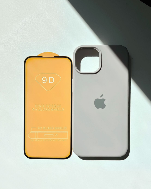Producto - Silicone Case + Glass 9D Premium