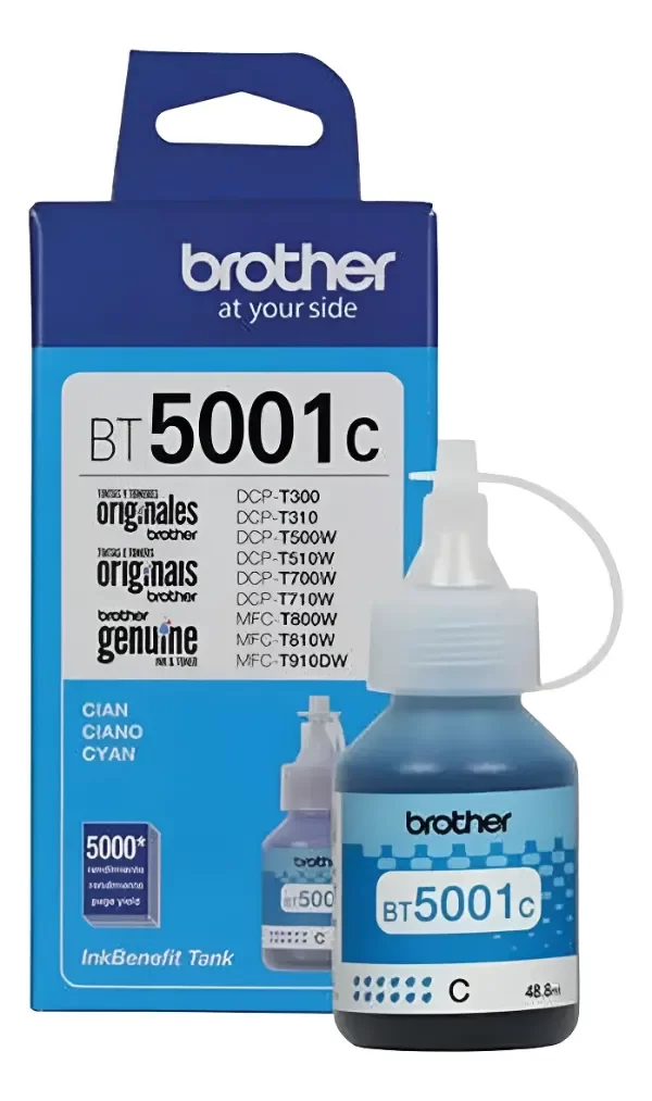 Producto - BT5001C BOTELLA DE TINTA BROTHER CYAN