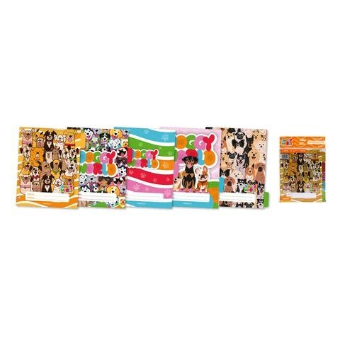 Producto - SEPARADOR DE MATERIAS CARTA CON SOLAPA DOGGY WORLD 2 BOLSA X5 UNIDADES REXON