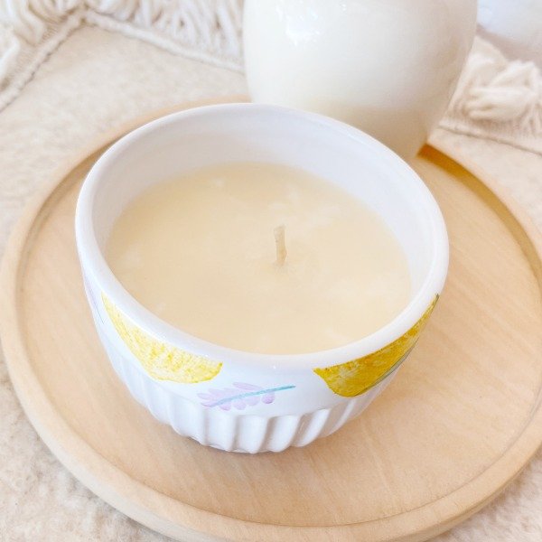 Producto - Vela Limón y lavandas